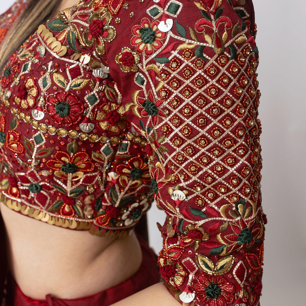 Lehenga Choli Set-[bridal_lehenga]-Raas
