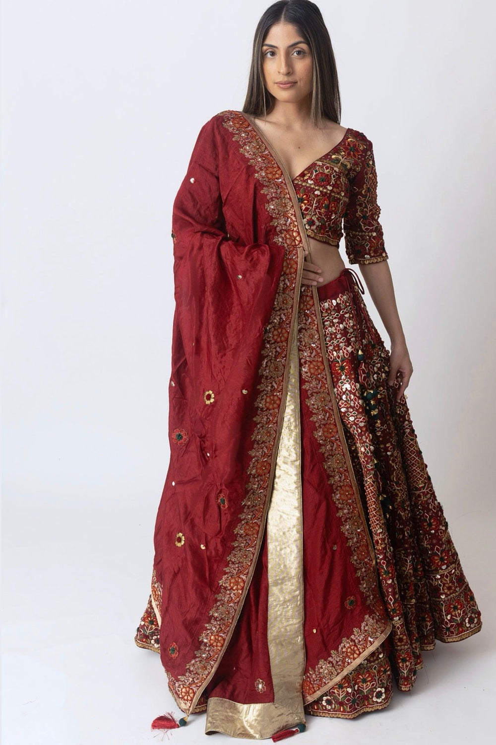 Lehenga Choli Set-[bridal_lehenga]-Raas