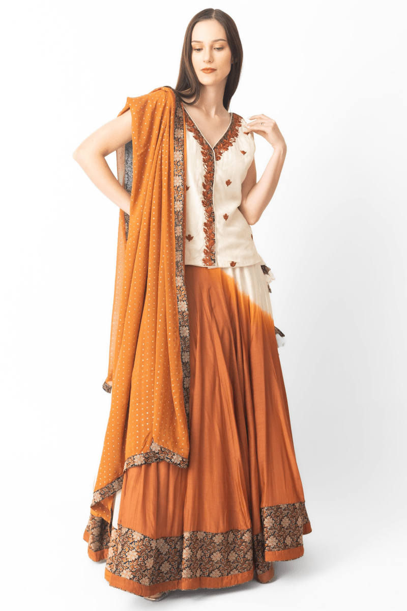 Lehenga Choli Set with Hand Tie Dye CHANIYA CHOLI RAAS