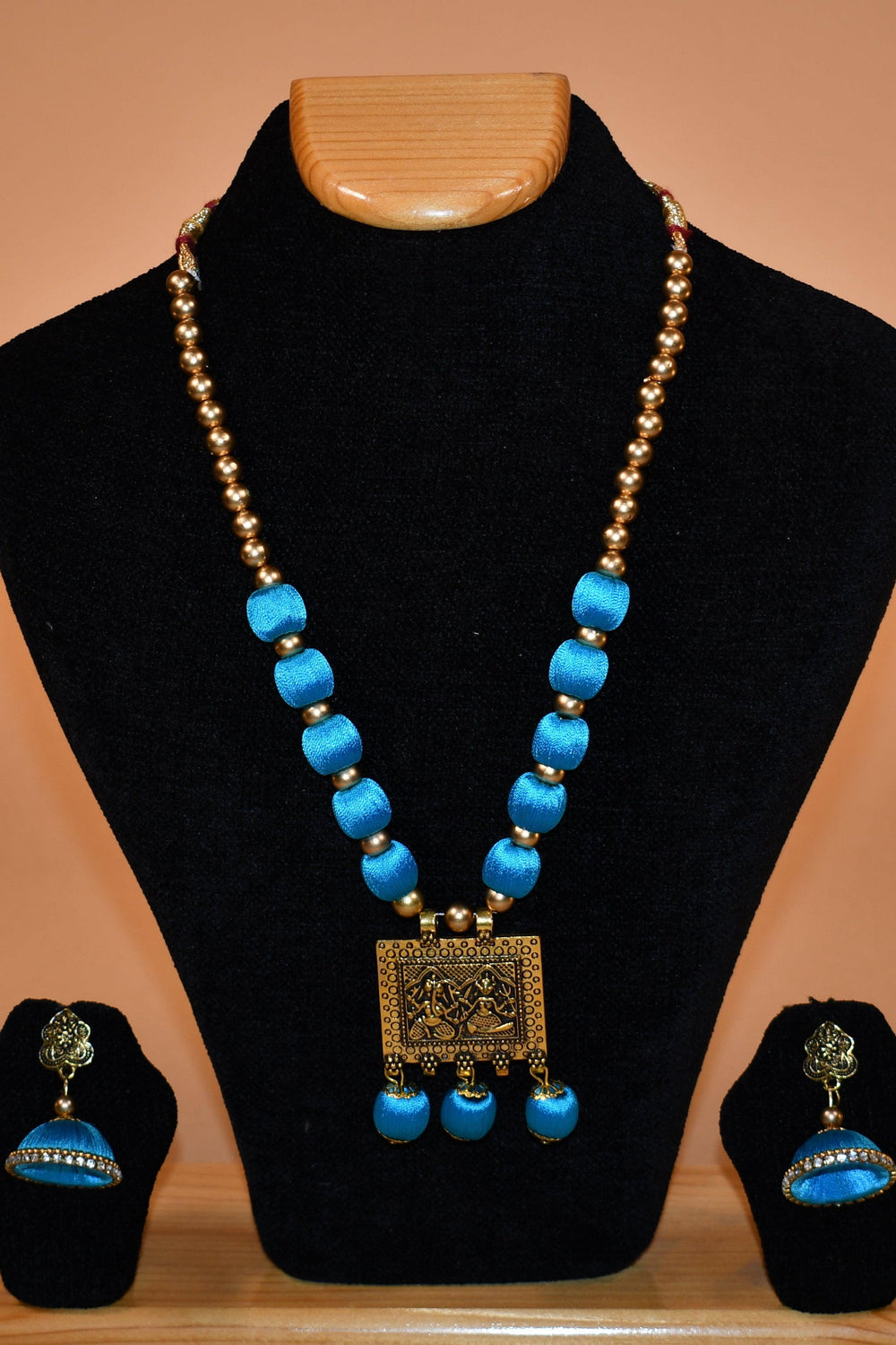 Light Blue Necklace Set FASHION JEWELRY RAAS