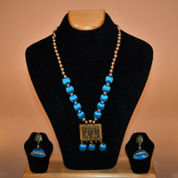 Light Blue Necklace Set FASHION JEWELRY RAAS