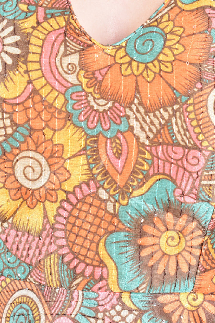 Long Dress with Sequins Work-Raas USA