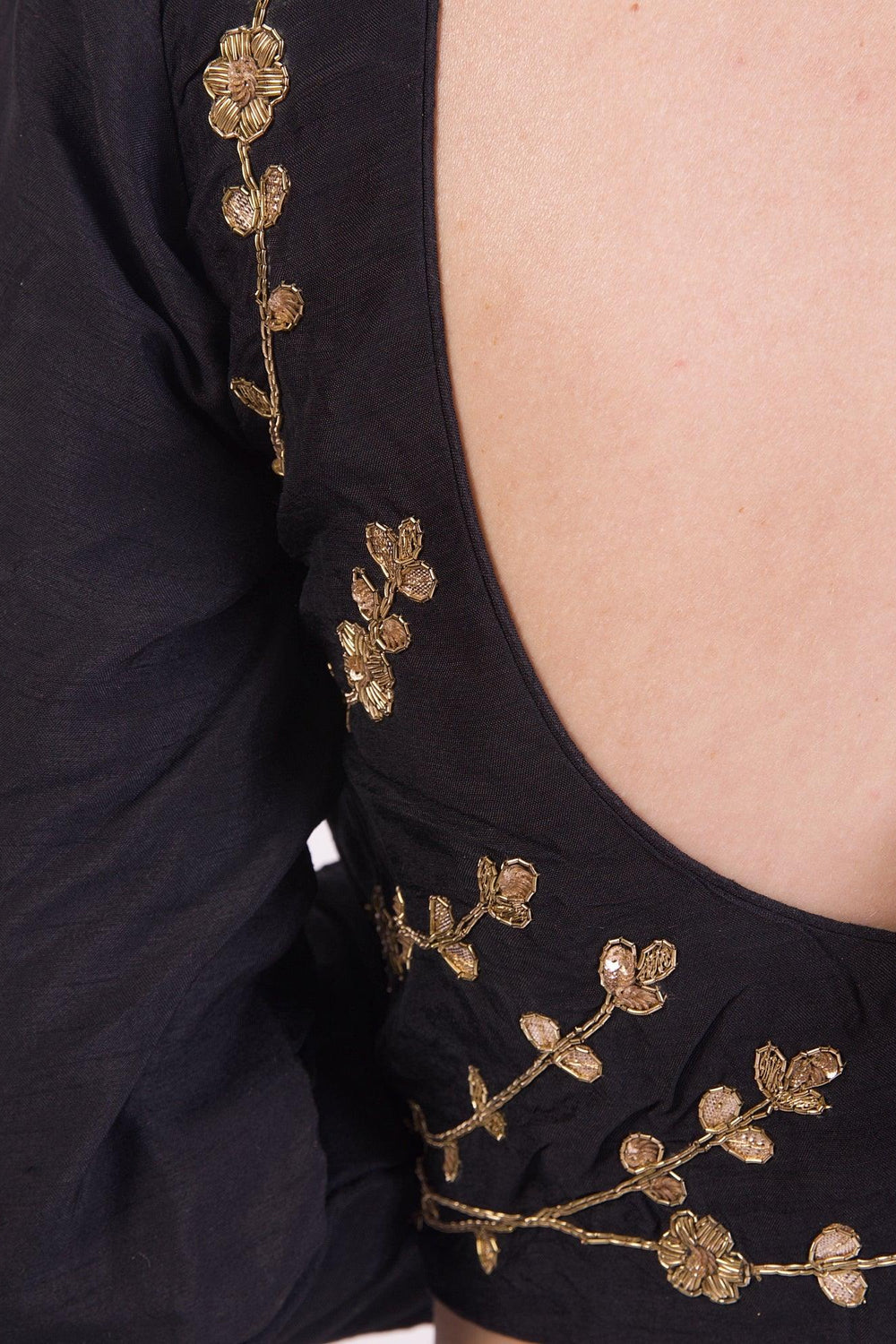 Lyric Black Blouse with Gotta Patti Embroidery BLOUSE RAAS