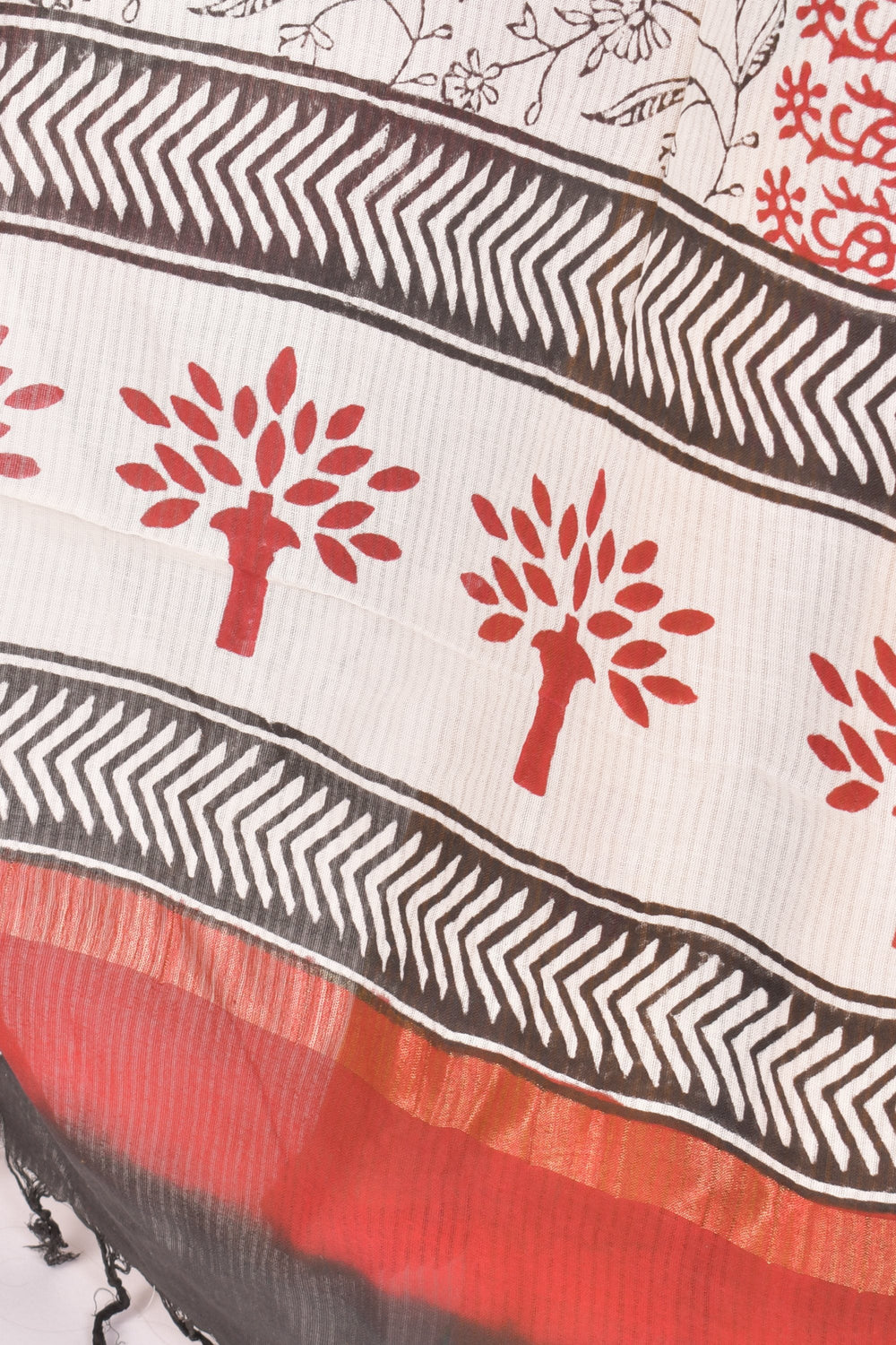 Machia Hand Block Print Chaniya Choli-[haldi_outfit]-Raas