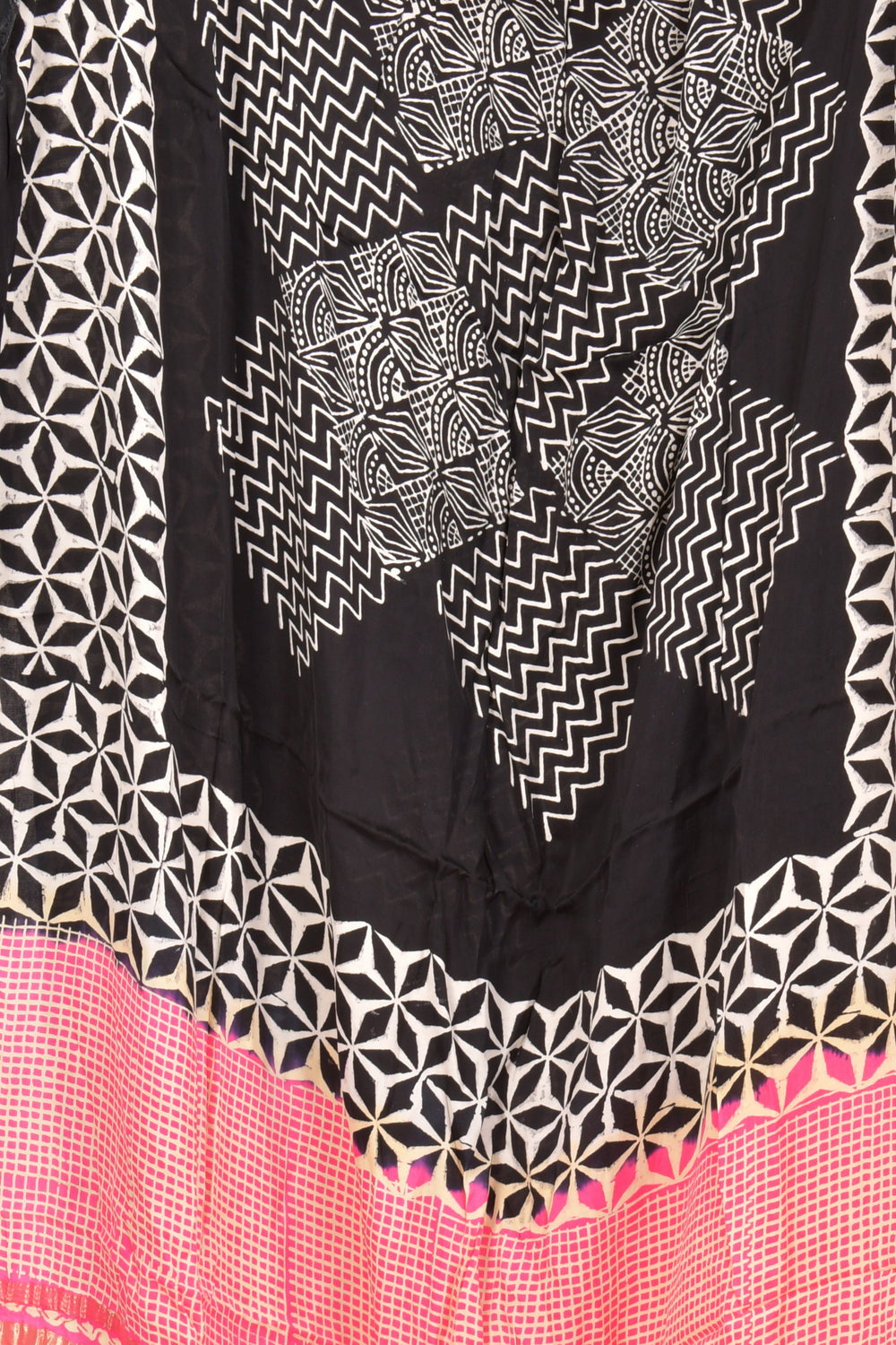 Maya Modal Silk Black Dupatta RAAS