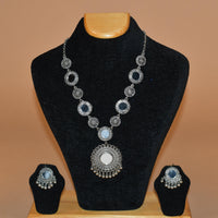 Mirror Work Necklace Set FASHION JEWELRY RAAS