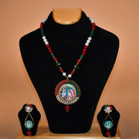 Mukunda Inspired Necklace Set FASHION JEWELRY RAAS