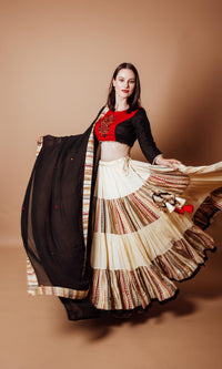 Multi color chaniya choli set Chaniya choli RAAS