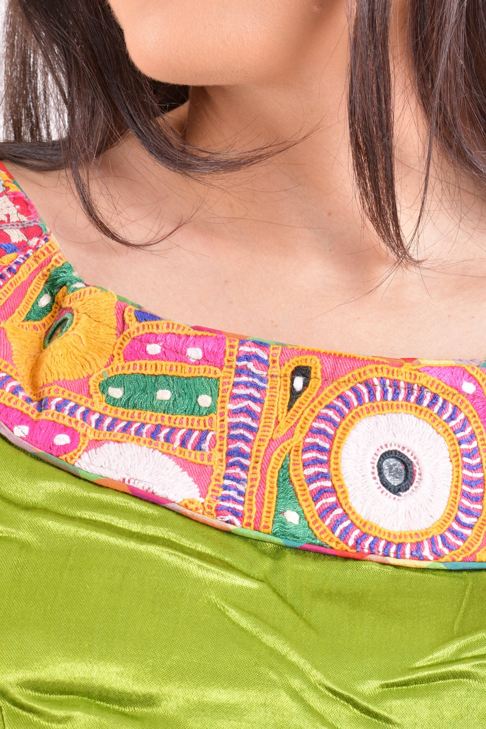 Multi color cotton layered chaniya choli set CHANIYA CHOLI RAAS
