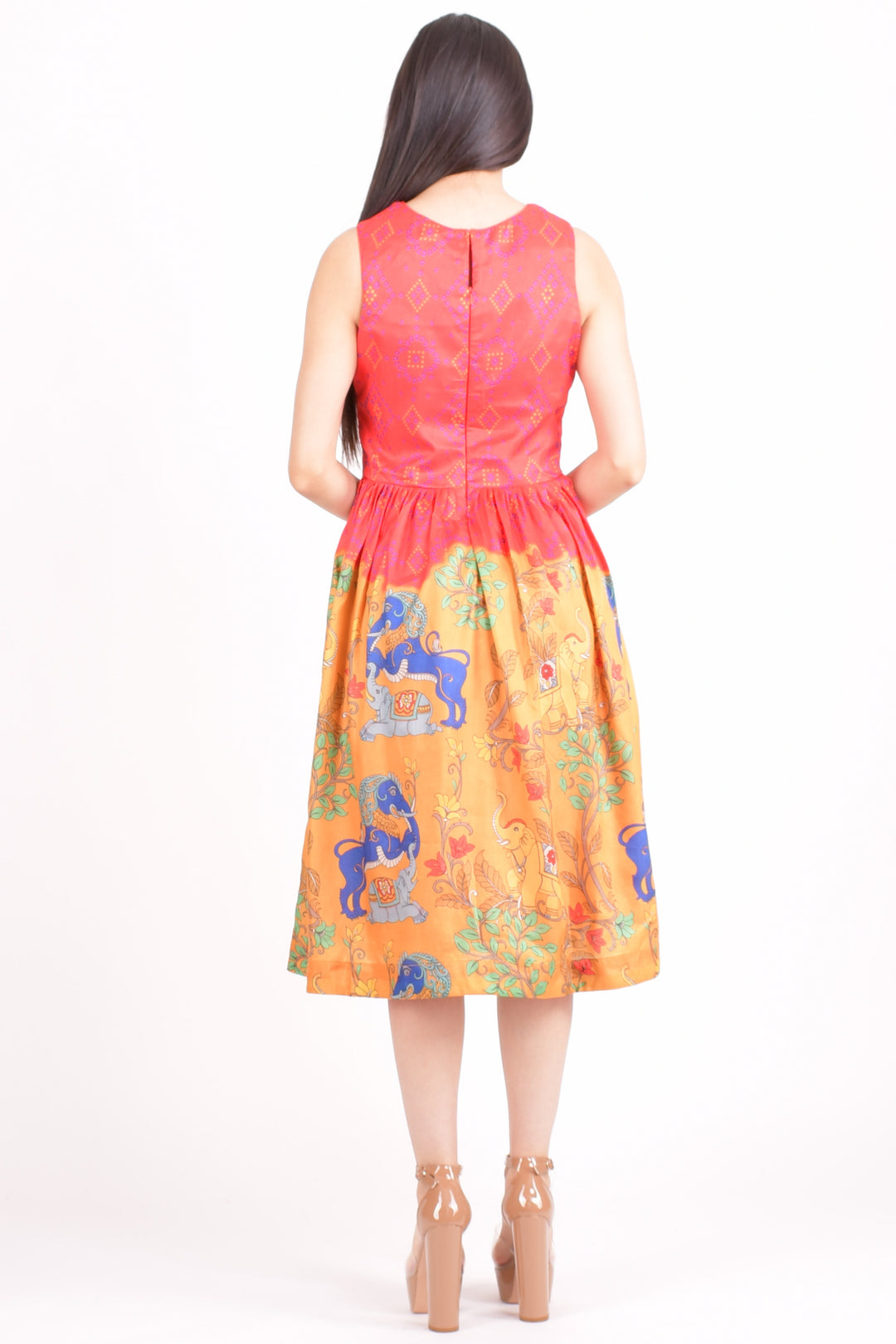 Jayne Silk Midi Dress