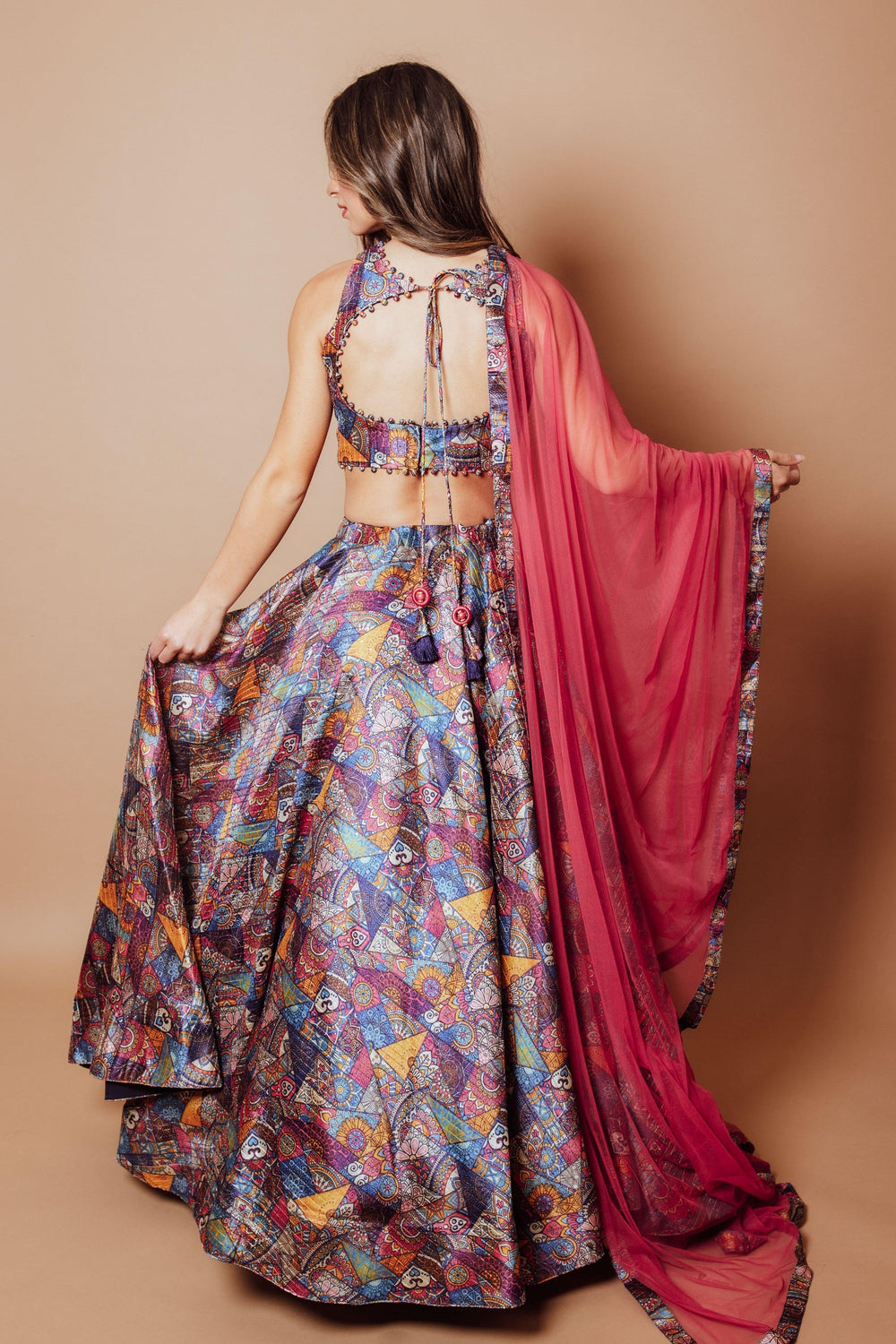 Multicolor Lehenga Choli Set Chaniya choli RAAS