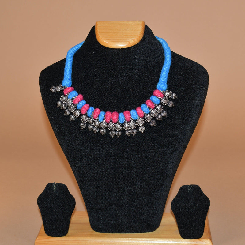 Multicolor Necklace with Embellishments FASHION JEWELRY RAAS