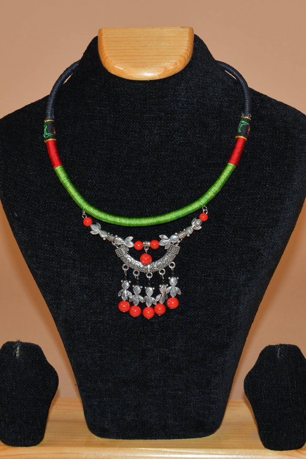 Oxidized Multi Layered Necklace Set FASHION JEWELRY RAAS