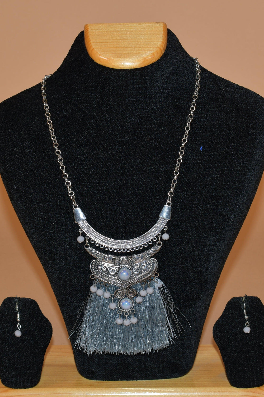 Oxidized Multi Layered Necklace Set FASHION JEWELRY RAAS