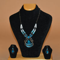 Pearl Tear Drop Necklace Set FASHION JEWELRY RAAS