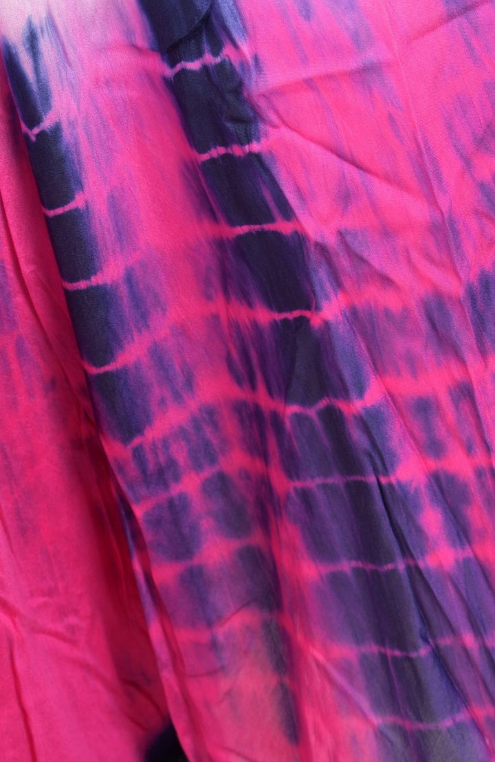 Pink Tie Dye Lehenga Choli Set-[mehendi outfit]-Raas