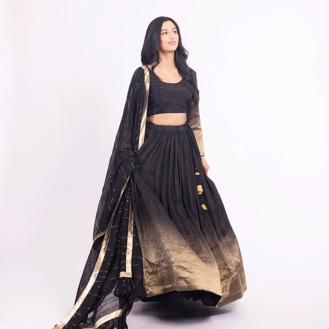 Jaya Black Lehenga Choli Set