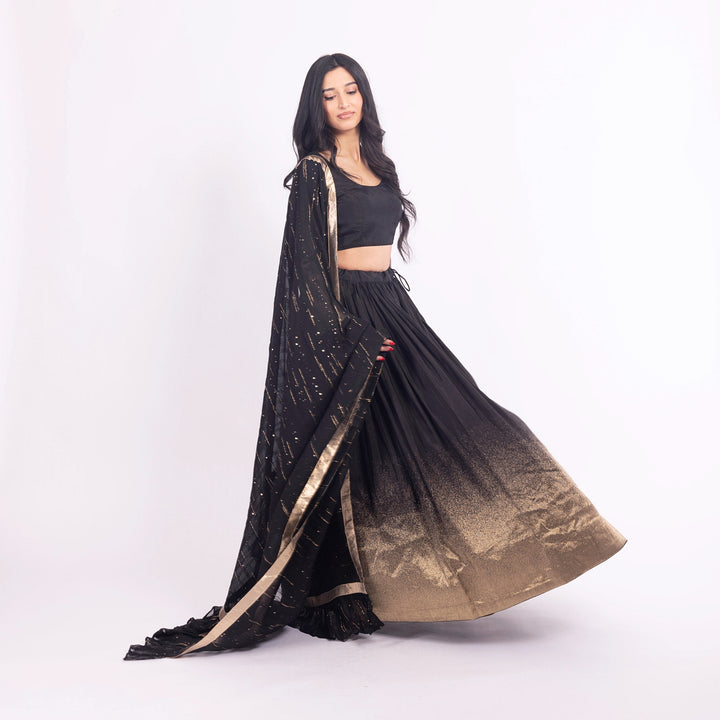 Jaya Black Lehenga Choli Set