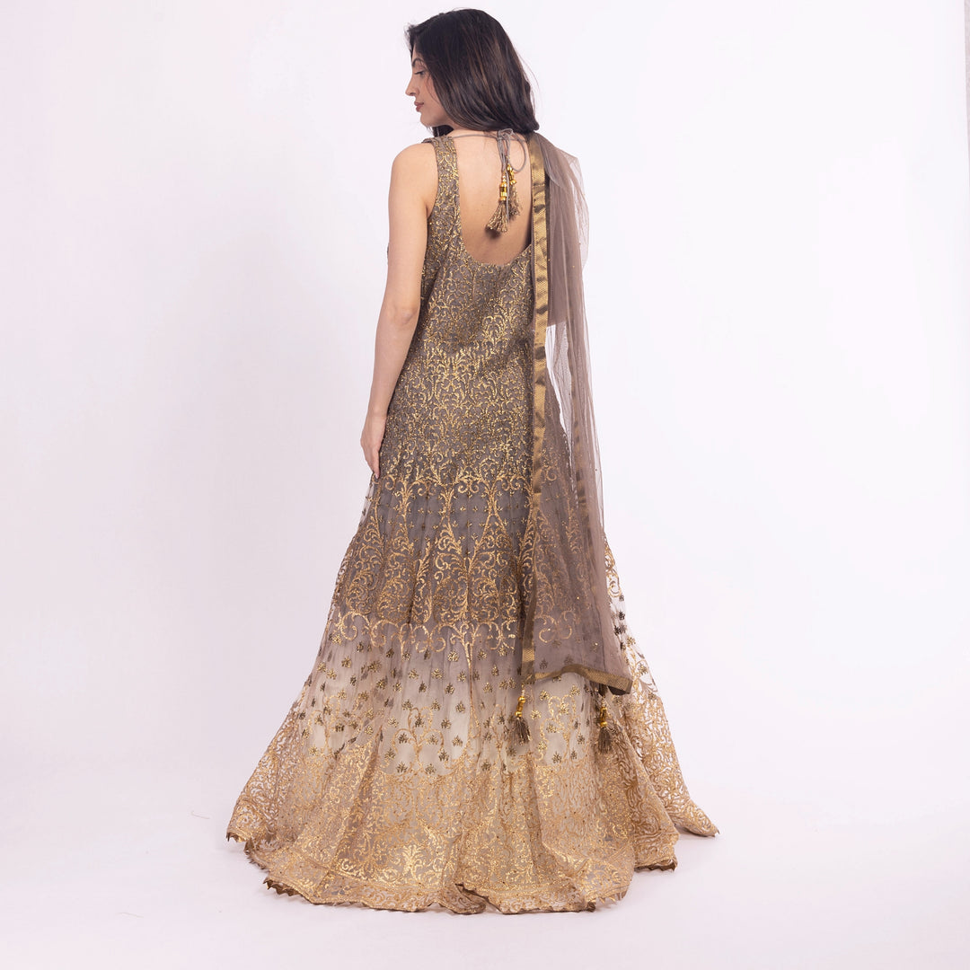 Elsinore Brown Gown