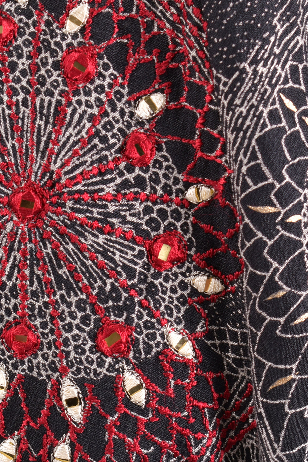 Black Full Flare Chaniya Choli With Bandhej Dupatta