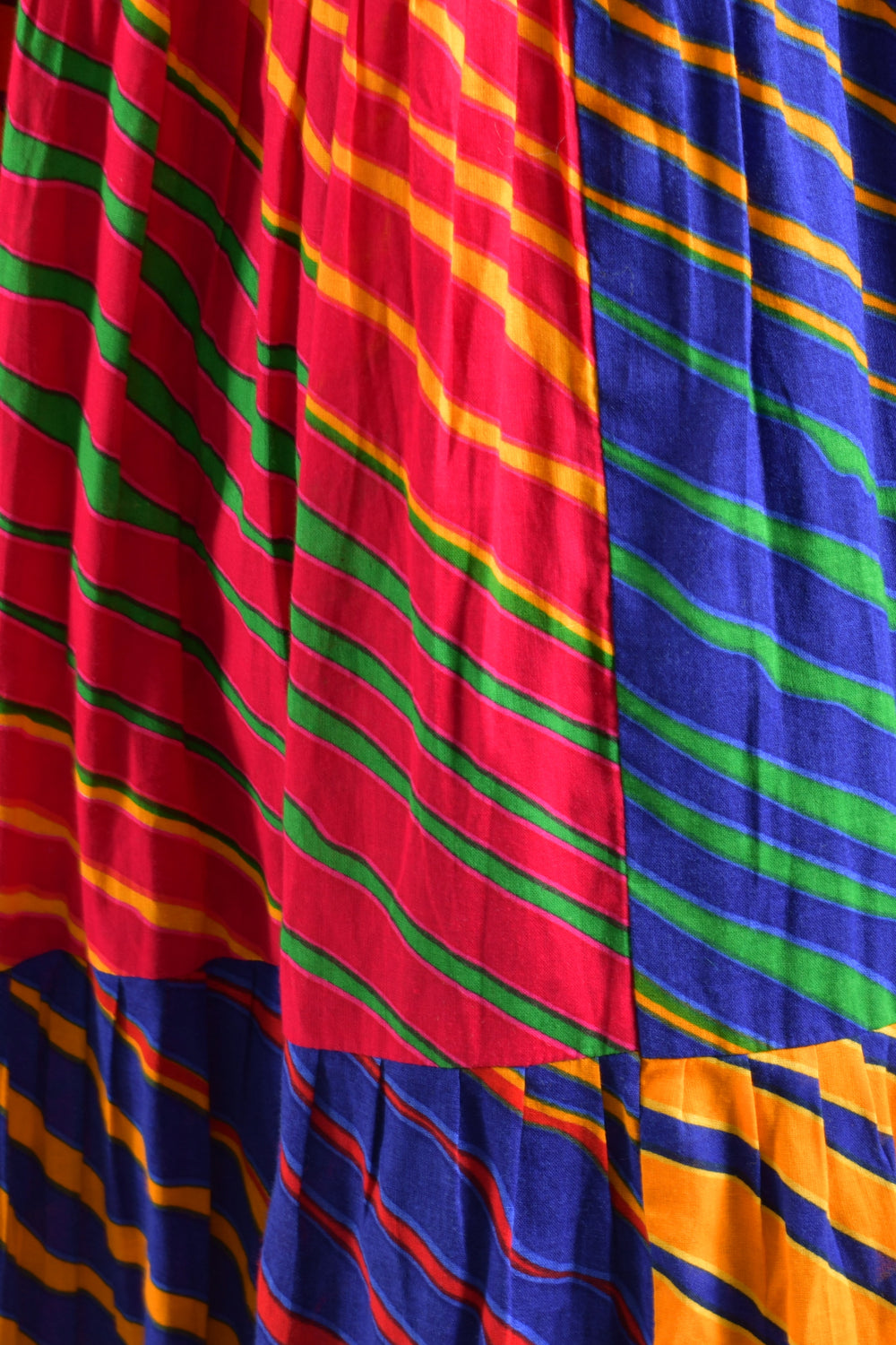 Multicolor Leheriya Tiered Chaniya Choli With Dupatta