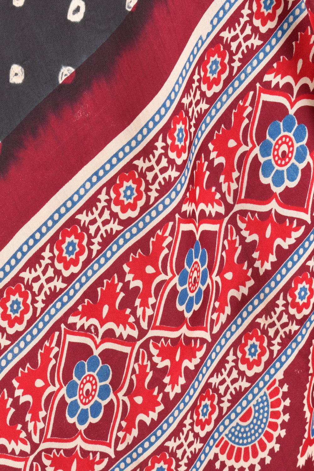 Ivory Mandala Print Chaniya Choli - Raas