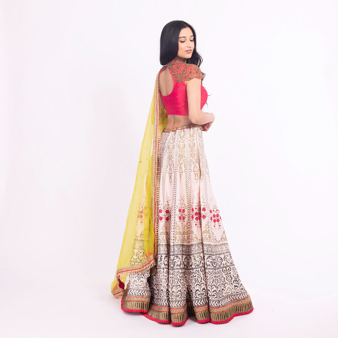 Isolde Pink Lehenga Choli Set