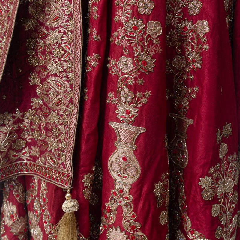Red Lehenga Choli-[bridal_lehenga]-Raas