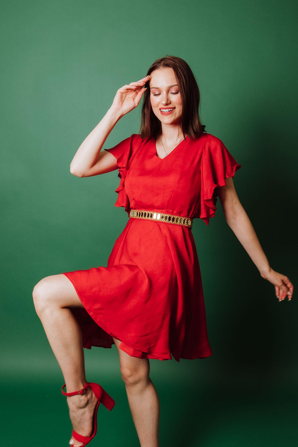 Red Mirror belt BELT RAAS
