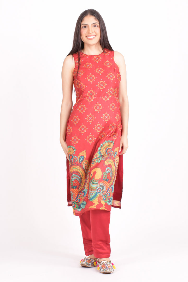 Noel Red Salwar Kameez