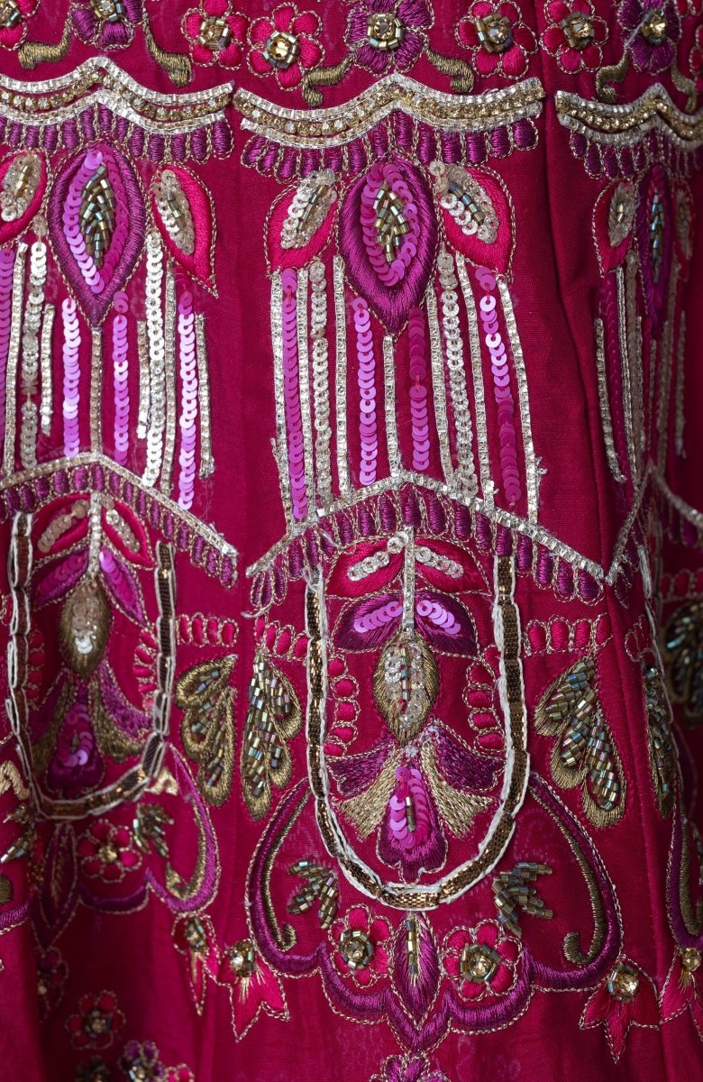 Regal Bridal Magenta Lehenga Choli Set-[bridal_lehenga]-Raas