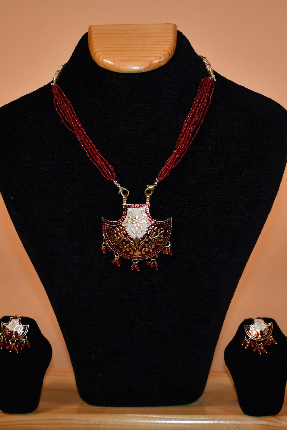 Rose Red Necklace Set FASHION JEWELRY RAAS