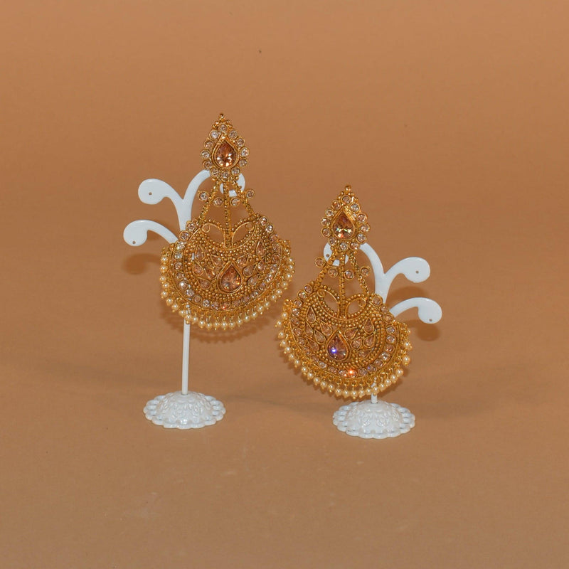 Royal Embellished Earrings FASHION JEWELRY RAAS