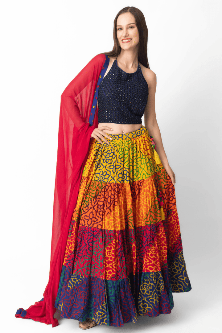 Sayli Tropical Embroidered Lehenga CHANIYA CHOLI RAAS