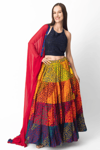 Sayli Tropical Embroidered Lehenga CHANIYA CHOLI RAAS