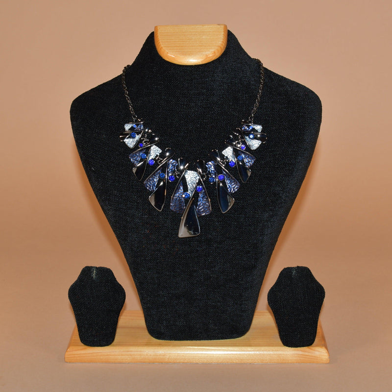 Shade of Blue Spraky Necklace FASHION JEWELRY RAAS
