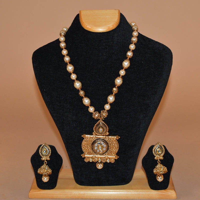 Shade of Gold Necklace Set FASHION JEWELRY RAAS