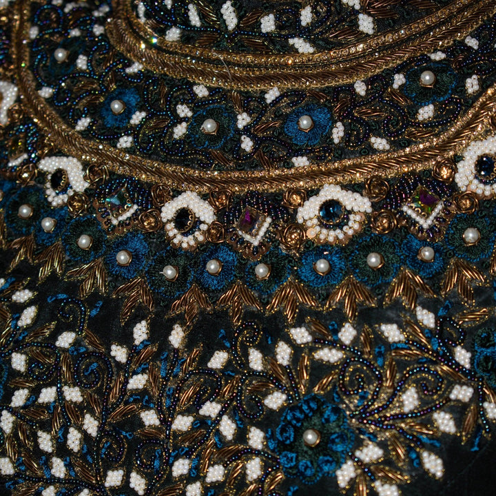 Silk Tie Dye Lehenga Choli Set-Raas USA