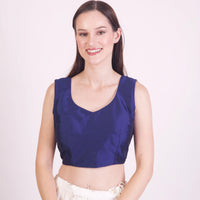 Tala Blue Blouse with Hand Embroidery BLOUSE RAAS