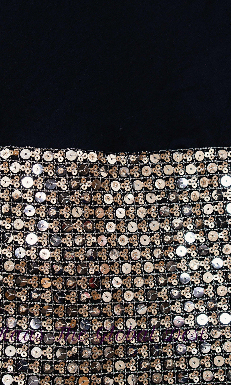 Timeless Black Lehenga Choli With Sequins Embroidery-[comfort-first-design]-[lightweight]-Raas