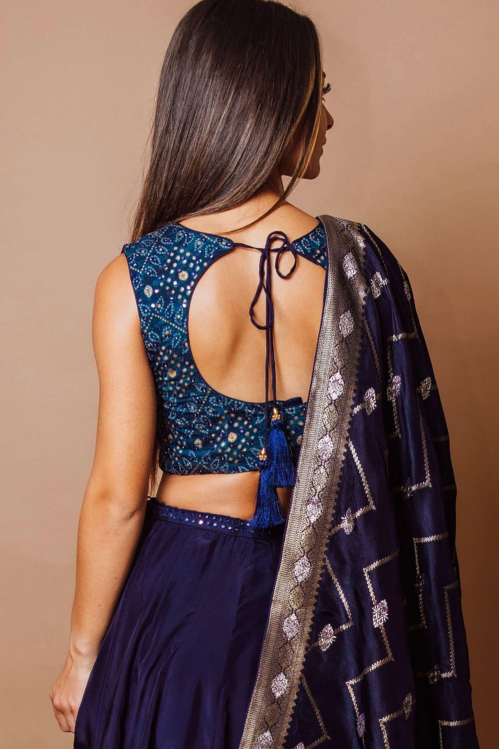 Timeless Blue Lehenga Choli-[comfort-first-design]-[lightweight]-Raas