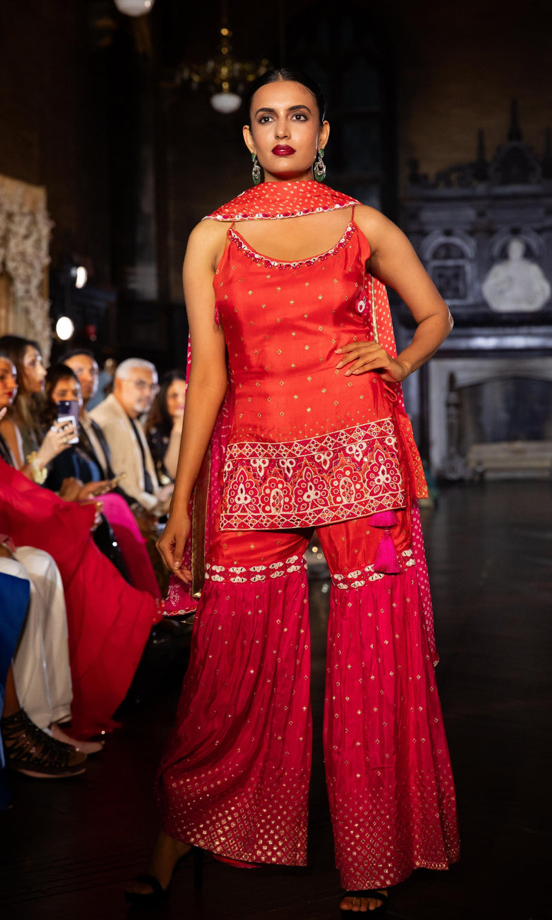 Uma 3 - Piece Set with Palazzo Pant dresses RAAS
