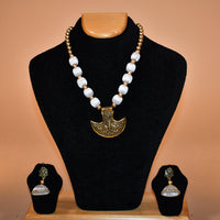 White Beaded Neckplace Set FASHION JEWELRY RAAS