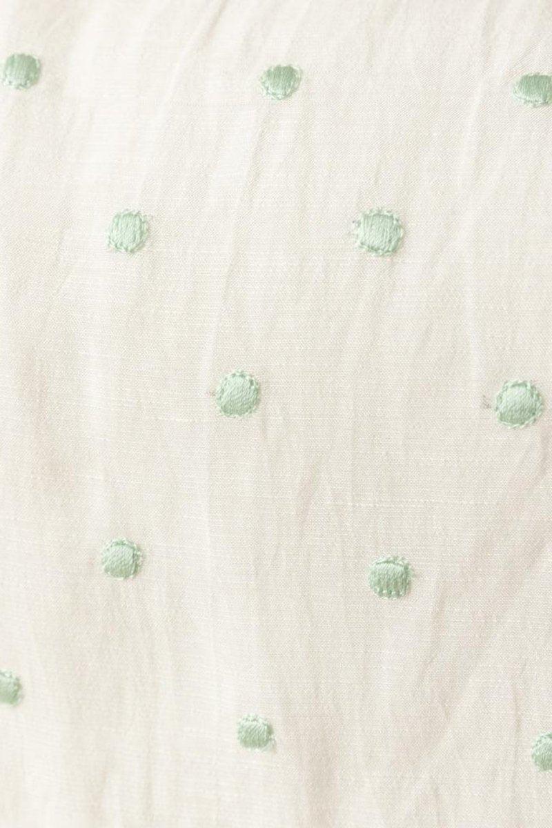 White Midi Dress with Embroidery dresses RAAS