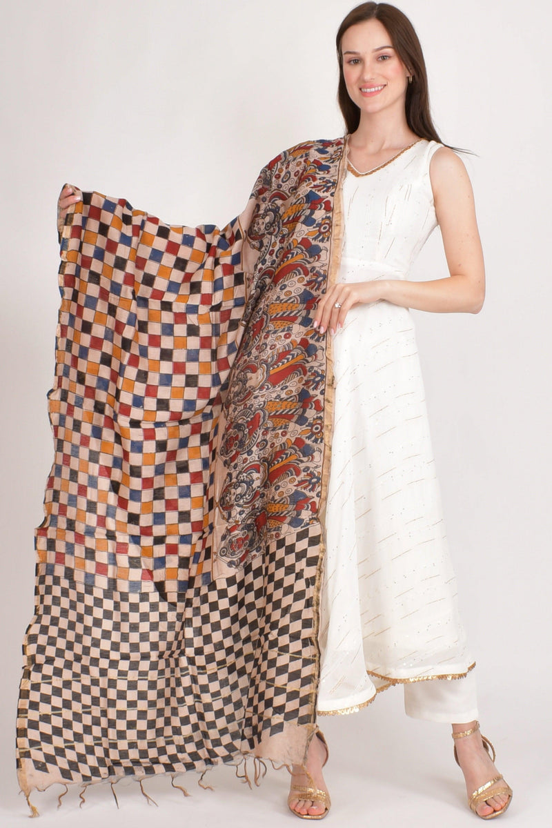 Yamini Brown Dupatta RAAS