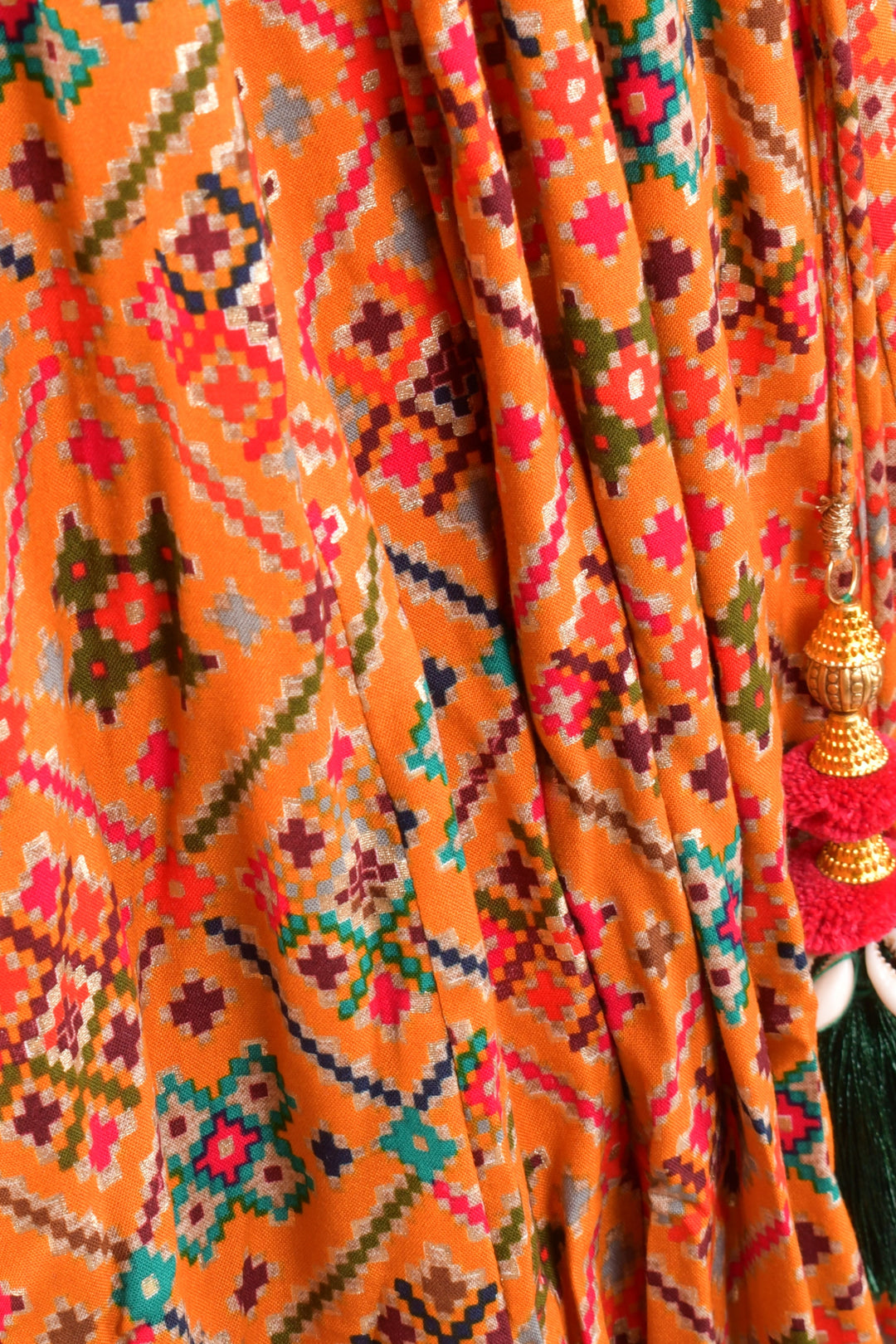 Yellow Full Flare Chaniya Choli-[haldi_outfit]-Raas