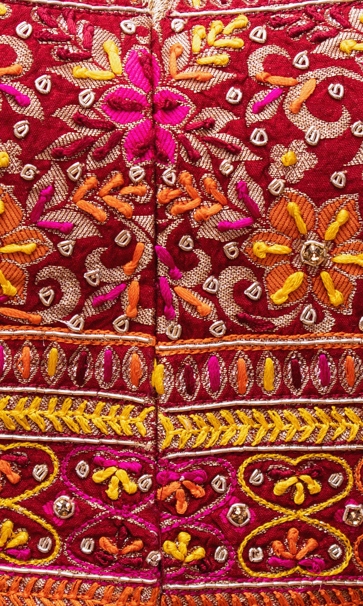 Yellow Lehenga Choli Set with Hand Embroidered Blouse-[mehendi outfit]-Raas