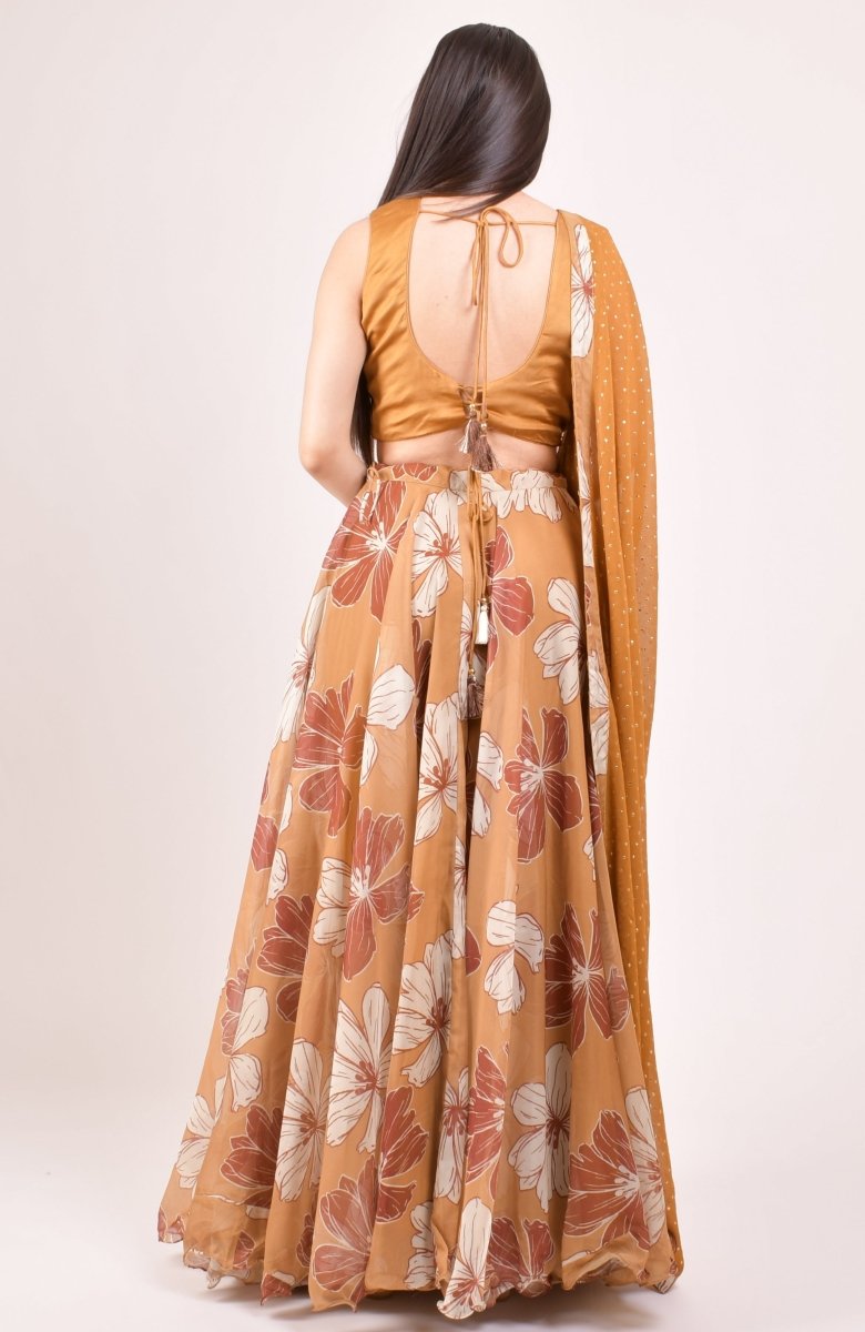 Yellow Zardoshi & Stone Embroidered Lehenga Choli-[mehendi outfit]-Raas