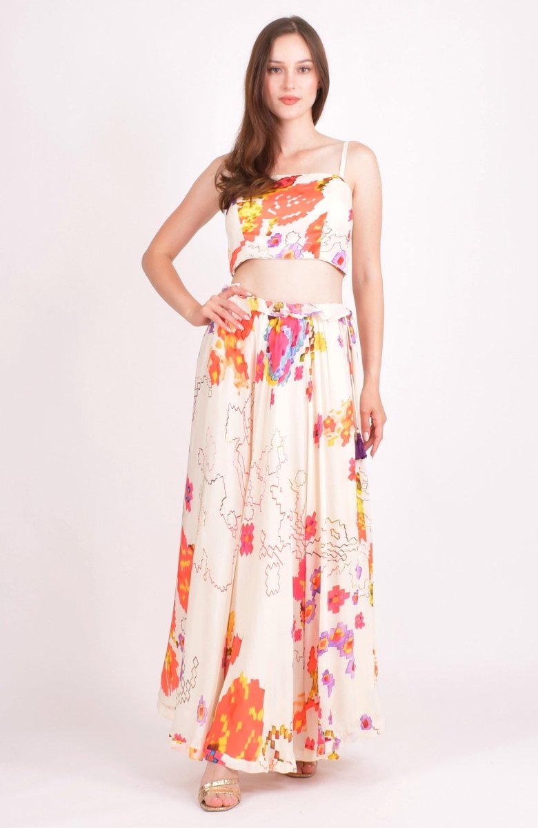 Zaria Floral Two-Piece Set