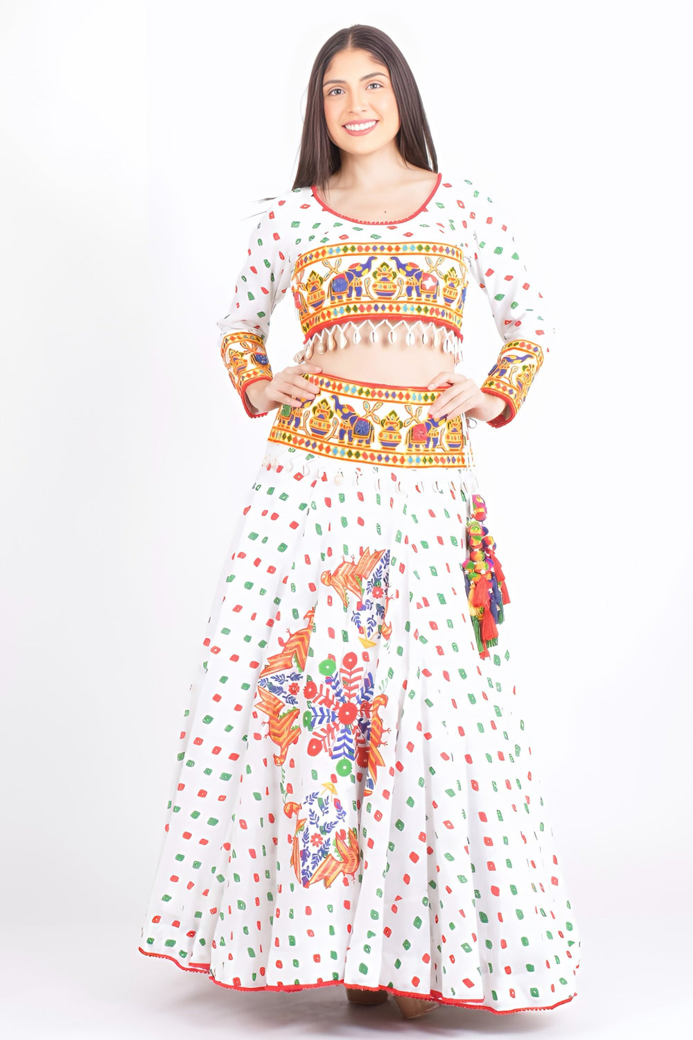 Zehra Bandhani Kutchi Chaniya Choli Set CHANIYA CHOLI RAAS